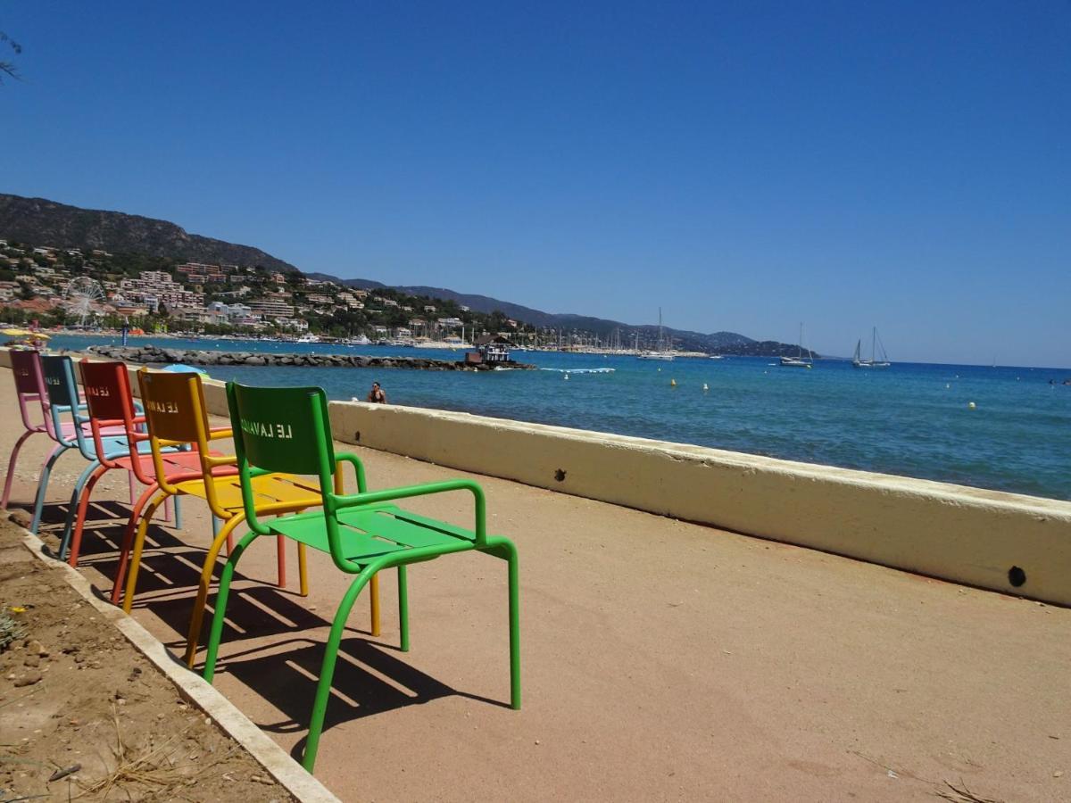 T3 150 M De La Plage, Climatisation, Piscine Et Parking Privatif - Ле-Лаванду Екстер'єр фото